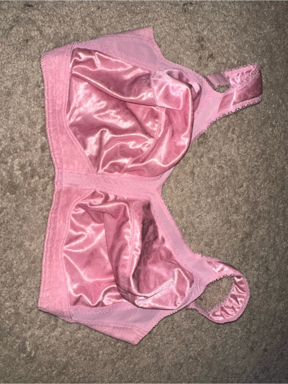 Playtex Satin Full-Coverage Pink Bra
